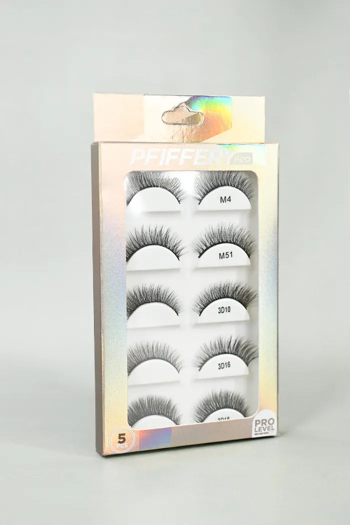 Kit pestañas postizas tira x5