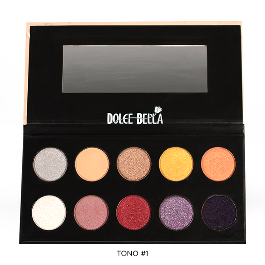 Paleta de sombras nude x10 01